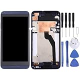 Zhangfei Phone Replacement Parts LCD Screen and Digitizer Full Assembly with Frame for HTC Desire 816G / 816H (Black) (Color : Dark Blue)
