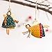 WE-WHLL Adornos navideños, ángeles Bailarines de hojalata para árboles de Navidad, decoración...