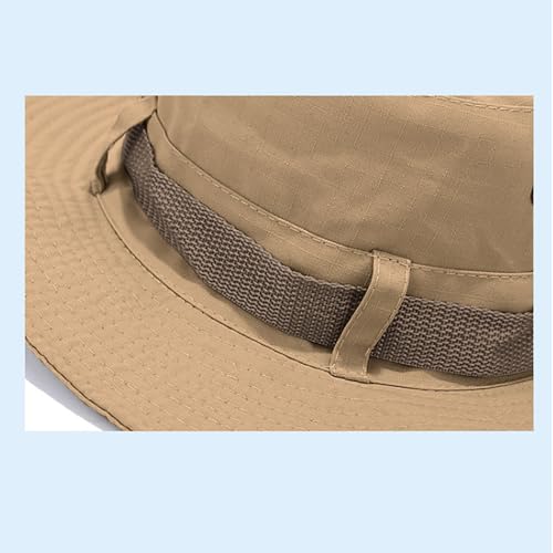 Womens Sun Hats Bucket Hat Boonie Cap Foldable Sun Protection Wide Brim Outdoor Hiking Fishing Safari Hats4