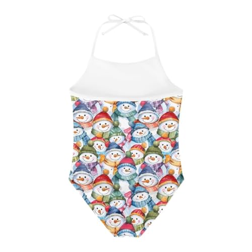 Image of Christmas Holiday One-Piece Swimsuits Beach Swimwear Bathing Suit for 3-10 Years Girls
