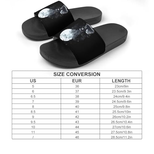 Full Moon Flock Of Birds Tree House Sandals Non-Slip Bathroom Slippers Beach Summer Shoes for Men Women2