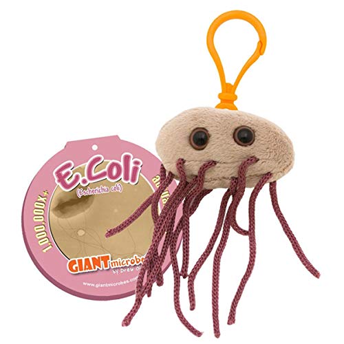 Giant Microbes E. Coli Mini Key Chain, 2-3