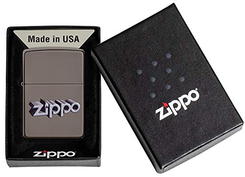 Encendedor Zippo Black Ice Logo 3D miniatura 6