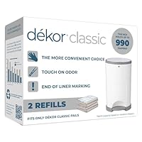 Algopix Similar Product 15 - Diaper Dekor Classic Diaper Pail