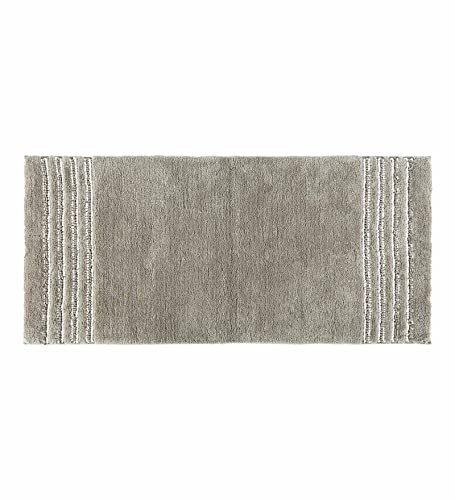 Image of Obsessions Ultra Soft Solid Bath Runner - Premium 1950 GSM Density, Anti-Skid Safety Backing & Superior Absorbency for Quick-Dry Comfort (60x150 cm, Stone)