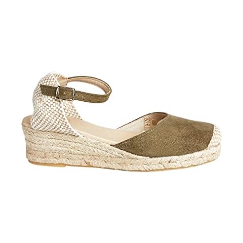 No Same Women's Jute Sandals with Wedge Cover
