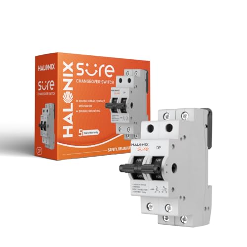 Image of Halonix Sure ChangeOver 63A Double Pole
