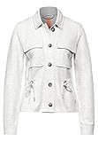 Street One kurze Indoor-Jacke mit Taillenkordelzug. Maße bei EU-Größe 38 ca.: Länge 59 cm, Brust 51 cm, Saumweite 56 cm