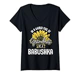 Photo Gallery donna funny world full of grandmas be a babushka - maglietta regalo maglietta con collo a v Photo Gallery donna funny world full of grandmas be a babushka - maglietta regalo maglietta con collo a v