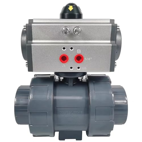 Válvula de bola neumática de doble efecto Q611S-16S DN50 de 16Bar para tuberías 2