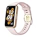 Produktbild HUAWEI Band 7 Smartwatch, Aktivitäts-Tracker, Gesundheits- und Fitnessüberwachung, ultradünnes rahmenloses Display, Akkulaufzeit von 2 Wochen, 96 Trainingsmodi, Rosa+38 Monate Garantie
