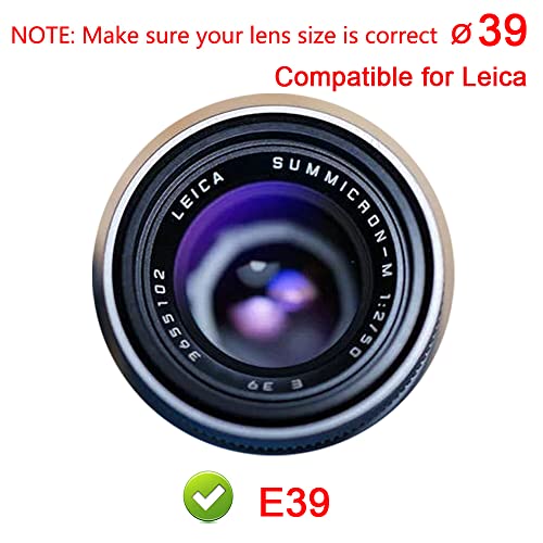 Copriobiettivo da 39 mm, compatibile con lenti