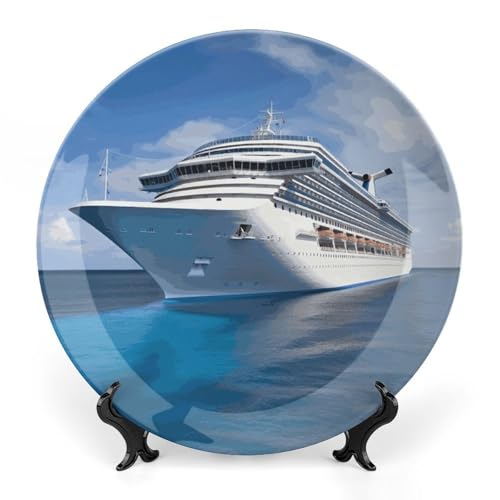 Plato decorativo en porcelana Bone China 6 pulgadas miniatura 1