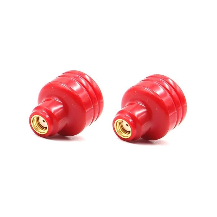 SPARKHOBBY Super Mini Stubby Antenna Transmitter 5.8G Antenna 5dBi RHCP RP-SMA/SMA for FPV RC Quadcopter (2PCS RED RP-SMA)