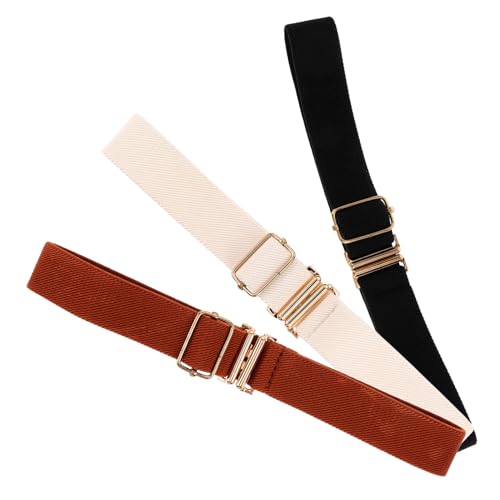 3pcs Adjustable Elastic Baseball Belt for Soft and Comfortable Stretch Waistband for Boys for School Uniforms and Outdoor Activities