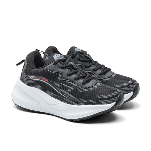 Image of ASIAN Kid's VAYU-01 Sports Running,Walking,Outdoor Shoes with Eva Sole Extra Jump Casual Sneaker Shoes for Boy's Light Grey,UK 3