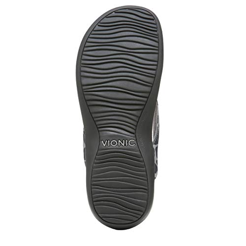Image of Vionic Women's Rest Bella Toe Post Sandal- Supportive Ladies Orthotic Sandals that include Three Zone Comfort with Arch Support- Flip Flop for Ladies, Medium and Wide Width Size 5-12