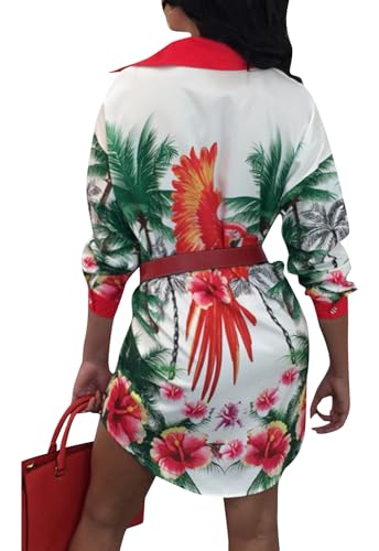 Women's Button Down Shirts Dress Shirts Long Sleeve Collared Black White Blouses Tops2