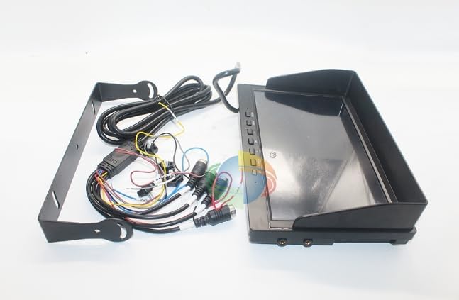 Excavator Surround View Imaging Kit - 1080P HD Camera System with Night Vision for Construction Machinery, Compatible with All Excavators