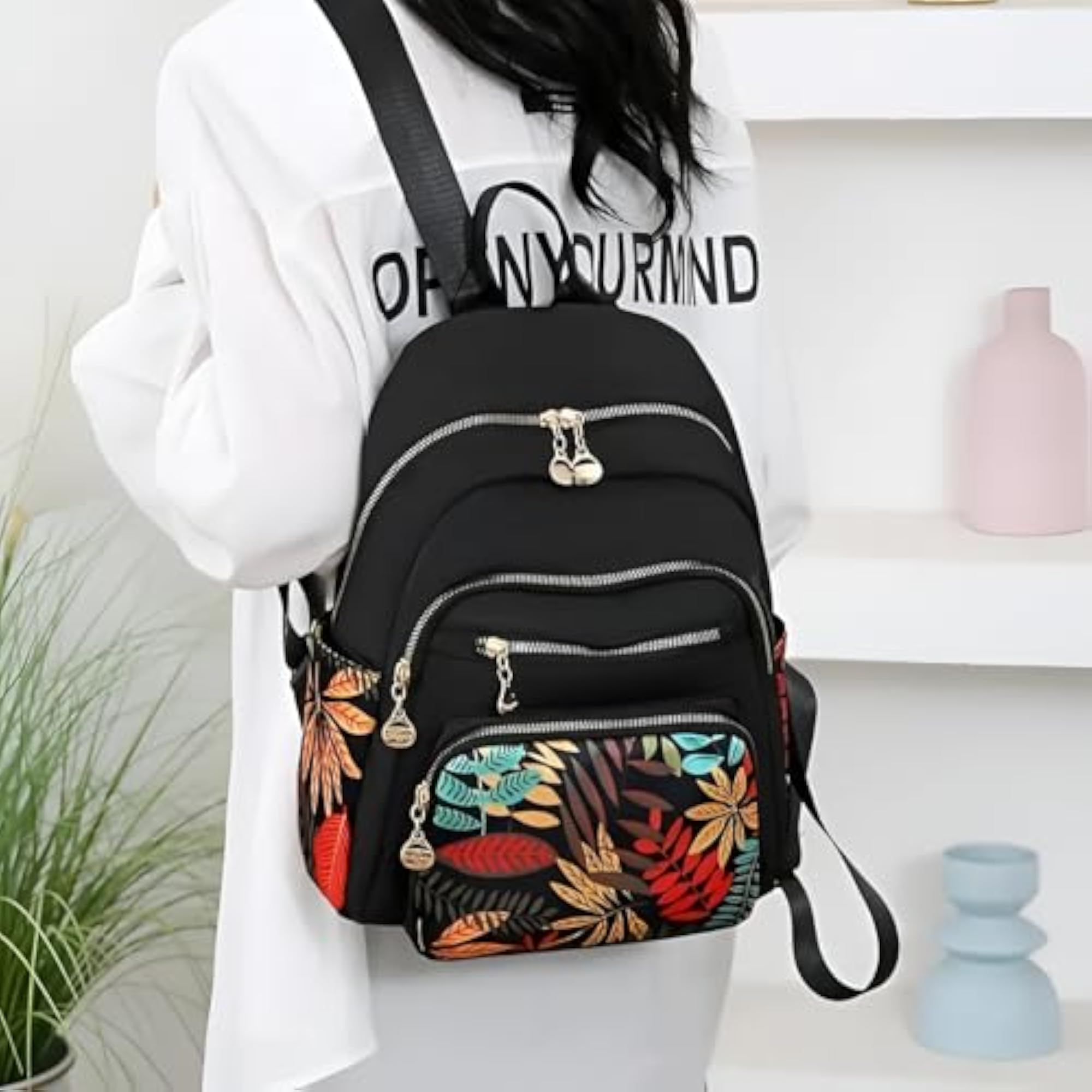 Stylish Women's Shoulder Bag, Trendy Shopping Backpack