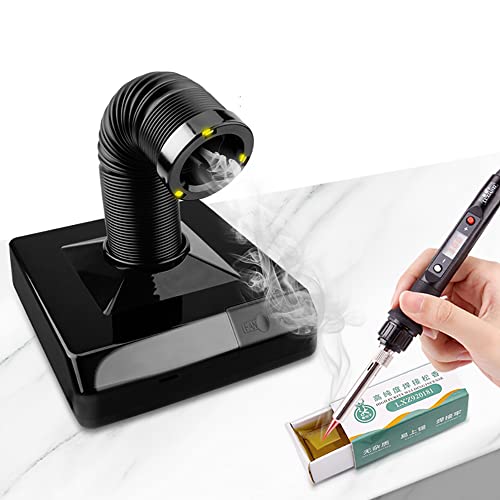 Jieotwice Desktop Mini Soldering Smoke Cleaner Dust Purifier Smoke Purification Fume Extractor Air Cleaner Filter 60W AC 100-240V