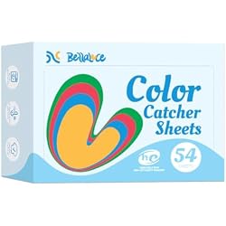 Bellaluce Color Catchers for Laundry 54 Count, Dye Catcher to Prevent Color Runs, Grabber Sheets for Home, Apartment, Dorm, Hotel