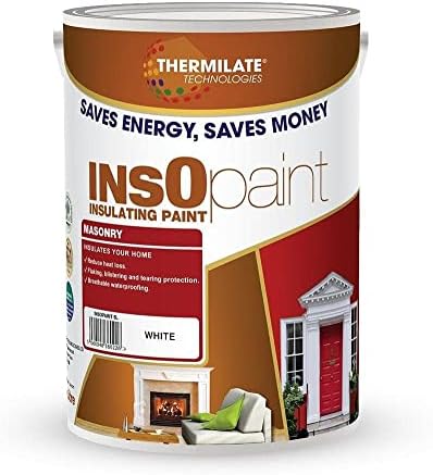InsOpaint Advance Energy Saving Paint Keep Room Warm | 5L in 24 Colours | Tough Acrylic Emulsion Wall Ceiling Paint | Masonry Bagels