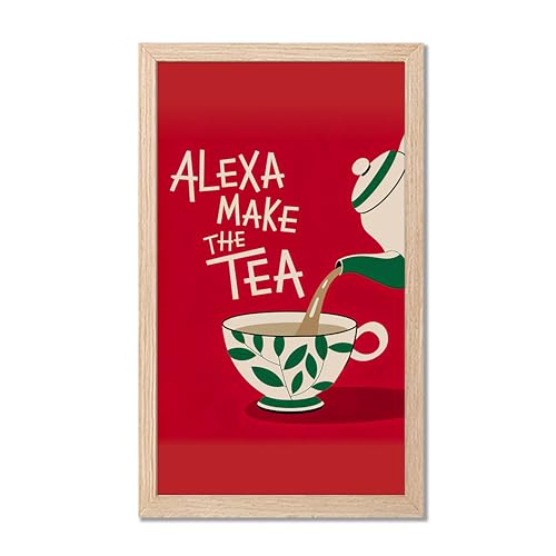 Image of NoWorries Wall art framed painting food posters for cafe decor (Synthetic wood frame) inch300 GSM premium art HD prints inch Wall painting for Home & Kitchen Decor (Pattern illustration)( Set of 1, Framed Painting) (NATURAL, ART-6, 10X19INCHES)