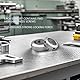 Mewtush 2 PCS Stellringe,16mm Bohrung, 26mm Außendurchmesser, 10mm Breite, Robuste Wellensicherungsringe für Schubkarre, CNC-Maschinen und Getriebe, Hochwertige Aluminiumlegierung