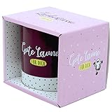 Sheepworld 46458 Gute Laune, Porzellan, 35 cl, Rosa, Geschenk-Box Tasse, 1 Stück (1er Pack)