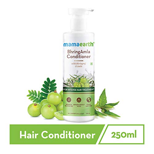 Mamaearth Bhringamla Conditioner For Hair Fall With Bhringraj & Amla For Intense Hair Treatment, 250 Millilitre