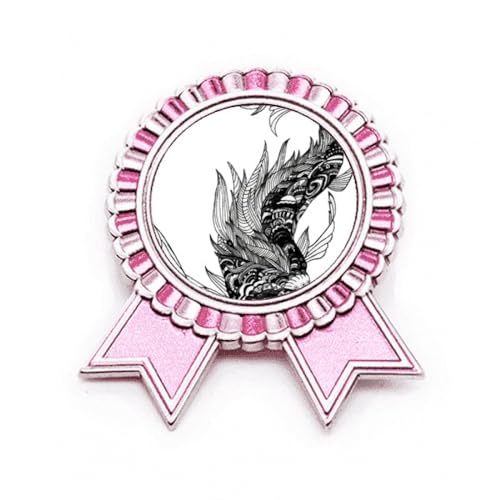 Medal Rose Winner Award badge broche en métal de qualité supérieure taille M