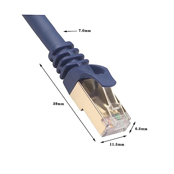 OSALADI 2 Stück 20 Ethernet-Kabel Netzwerk-LAN-Kabel Kommunikationskabel Computer-LAN-Kabel Cinch-Kabel druckerkabel Ethernet Kabel Netzwerkkabel Lautsprecher Audioleitung – Bild 6
