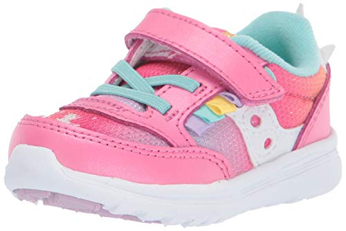 Saucony girls Baby Jazz Lite Sneaker Pink Unicorn 4 wide US