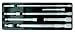 Produktbild KS Tools 918.0009 1/4"+3/8"+1/2" CHROMEplus Kipp-Verlängerungs-Satz, 9-tlg.