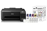 Ink Experts Dye Sublimation A4 Printer Bundle - Mac Compatible with Epson ET1810 inc. Printer and Inktec Sublinova Inks