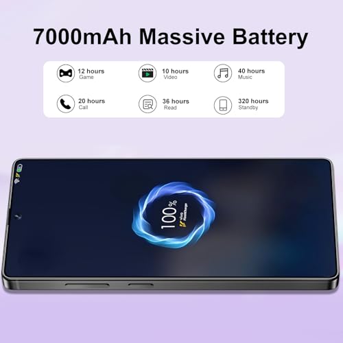Image of S25 Ultra 5G Unlocked Smartphone,12GB+512GB Fully Cell Phone for Android 14, 6.99 inch Unlocked Cell Phone, 7000mAh, 68MP+108MP Dual Camera /Dual SIM /Fingerprint Lock /Face (Black)