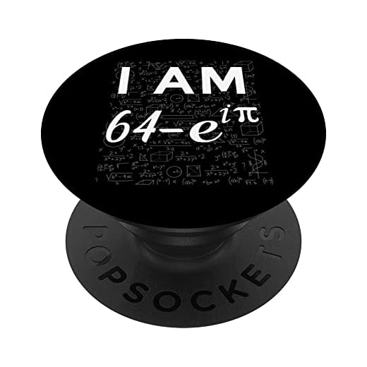 65 cumpleaños regalo Identidad de Euler matemático 65 años PopSockets PopGrip Intercambiable
