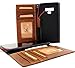 Genuine Leather Case for Samsung Galaxy note 9 Book Tan Wallet Luxury Cover S Handmade Retro Id cards slots soft holder daviscase rubber