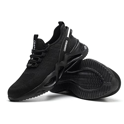 Image of Steel Toe Safety Shoes for Men Women Work Sneakers Breathable Lightweight Industrial & Construction Shoe