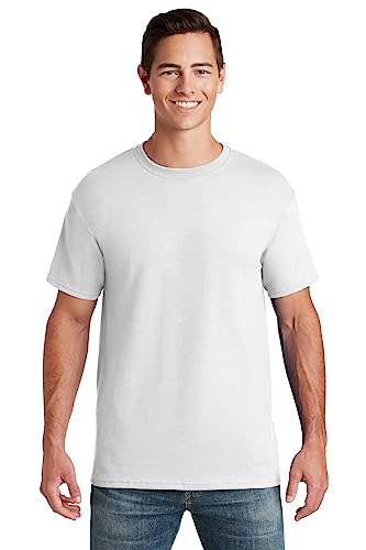 T-shirt blanc Jerzees S avec poche idéal pour le bricolage et le travail