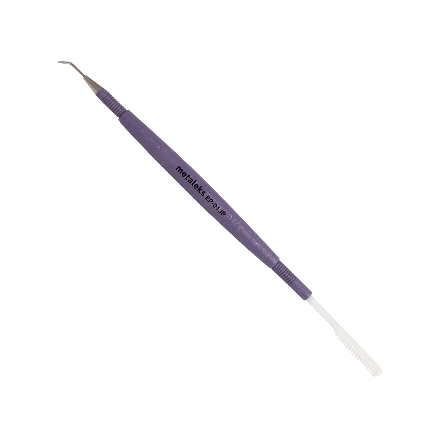 metaleksEyelash Volume Lash Lifting Perm Tool, Lash Separator Tool, for Eyelash Perm, for Lash Lifting and Separating Premium Quality Hollow Stainless Steel with Comb (Metallic Purple Powder Coated)