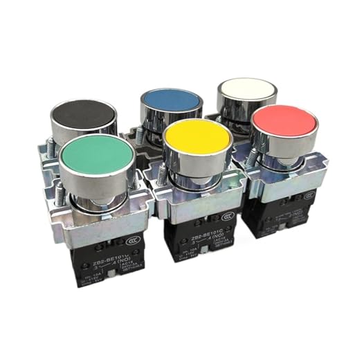 Interrupteur bouton-poussoir momentané 22mm 10A XB2-BA31 vert
