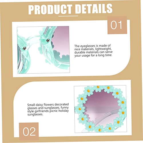 Flower Design Boys and Girls Sunglasses UV Protection Children's Eyewear Cute Sunflower Shaped Sunglasses for Boys and Girls for Parties and Outdoor Fun3