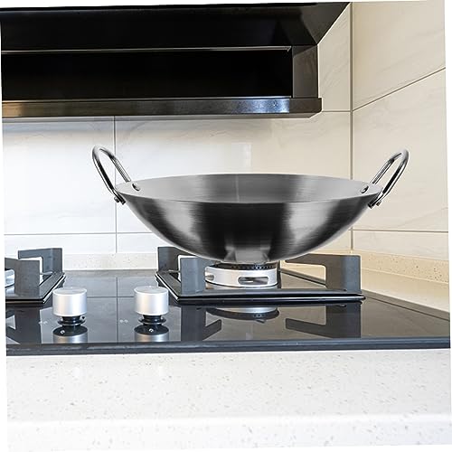 Wok de acero inoxidable para cocinar en casa miniatura 7