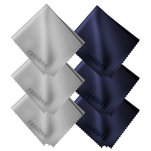 6 PCS Paños de Limpieza Reutilizable,paños de Limpieza de Microfibra Limpiable, Paños de Limpieza...