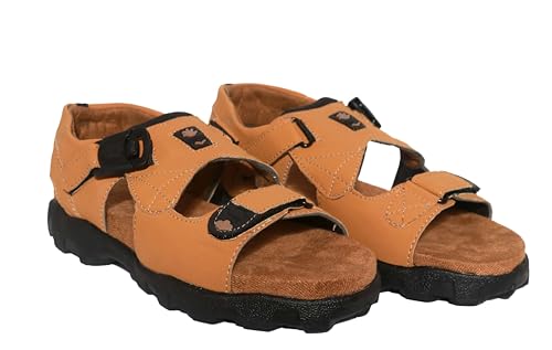 Image of Men's Suede Sports Sandals | Adjustable Strap Design | Lightweight Airmix Sole | Comfortable Sandals | Anti-Slip Casual Footwear | Desert-6