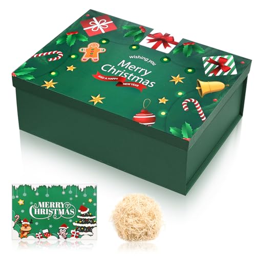 Weihnachten Geschenkbox Set, Geschenkboxen mit Deckel...
