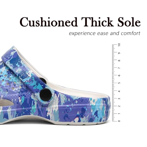 Image of SOSOWHLTE Men's Women's Arch Support Clogs,Unisex Garden Shoes Comfortable Slip-on Outdoor Sandals Slippers for Beach Casual