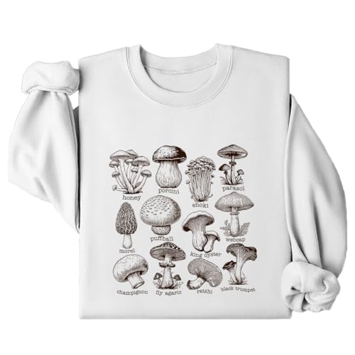 Vintage Mushroom Sweatshirt Mushroom Shirt